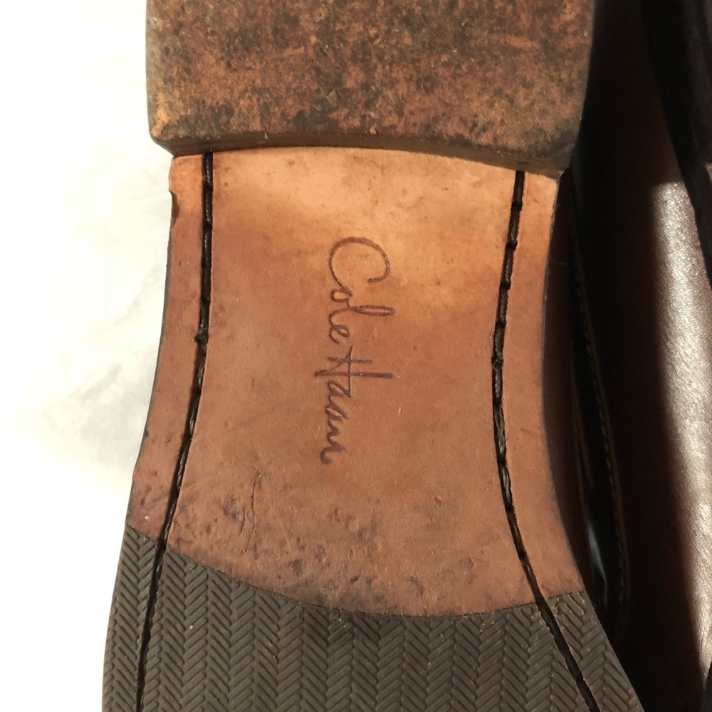Men’s Cole Haan Tan Tassel Loafers 👞 Size 8 1/2 - Picture 4 of 8
